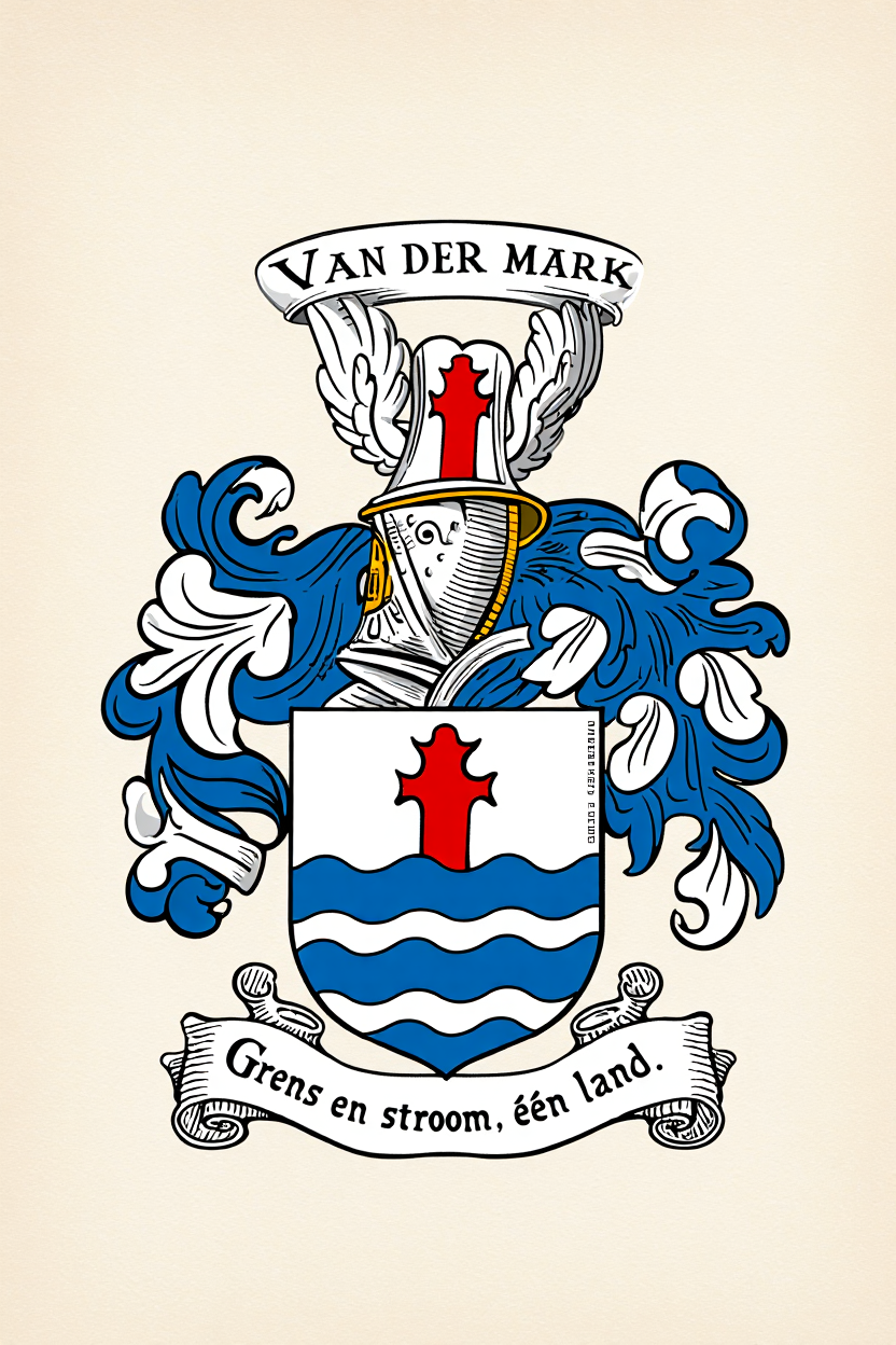 Familiewapen van de achternaam VAN DER MARK