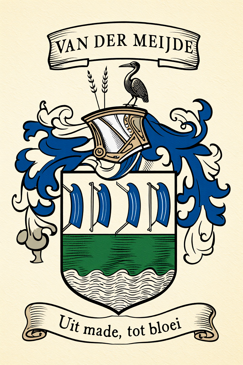 Familiewapen van de achternaam VAN DER MEIJDE
