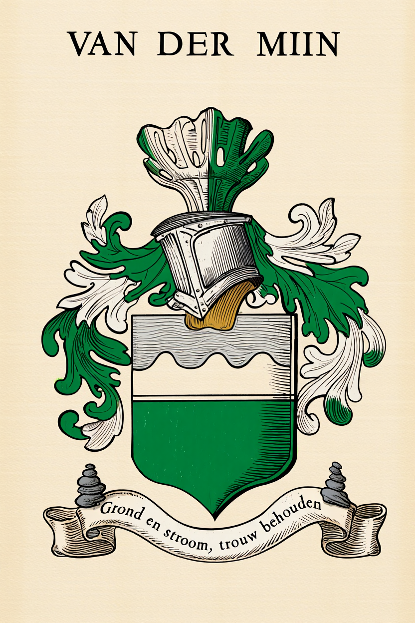Familiewapen van de achternaam VAN DER MIIN