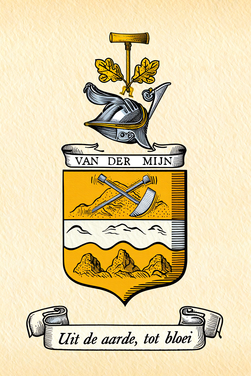 Familiewapen van de achternaam VAN DER MIJN