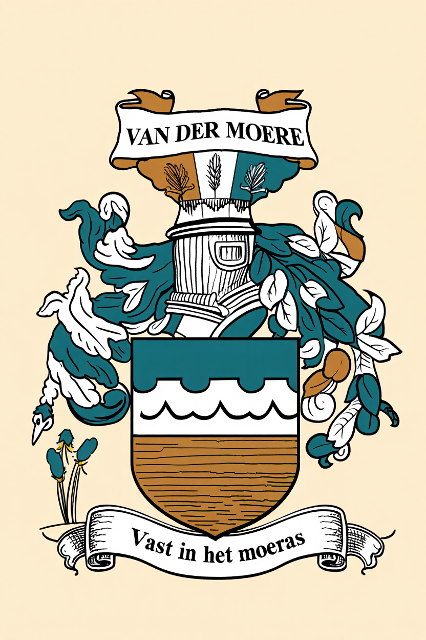 Familiewapen van de achternaam VAN DER MOERE