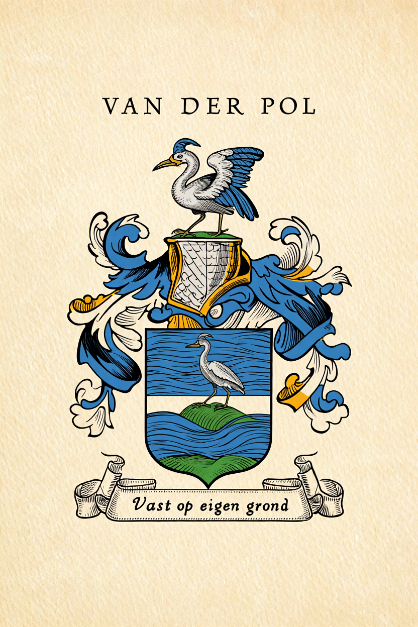 Familiewapen van de achternaam VAN DER POL