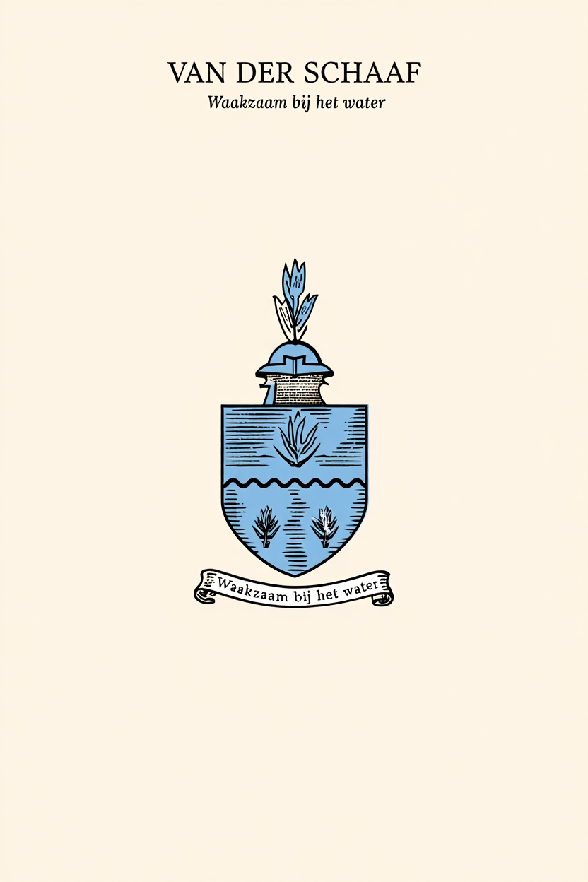 Familiewapen van de achternaam VAN DER SCHAAF