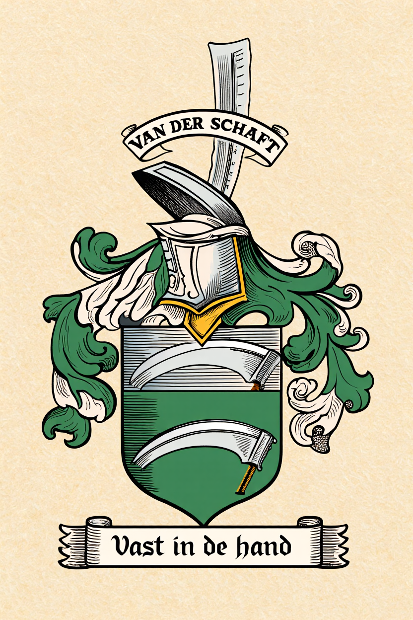 Familiewapen van de achternaam VAN DER SCHAFT