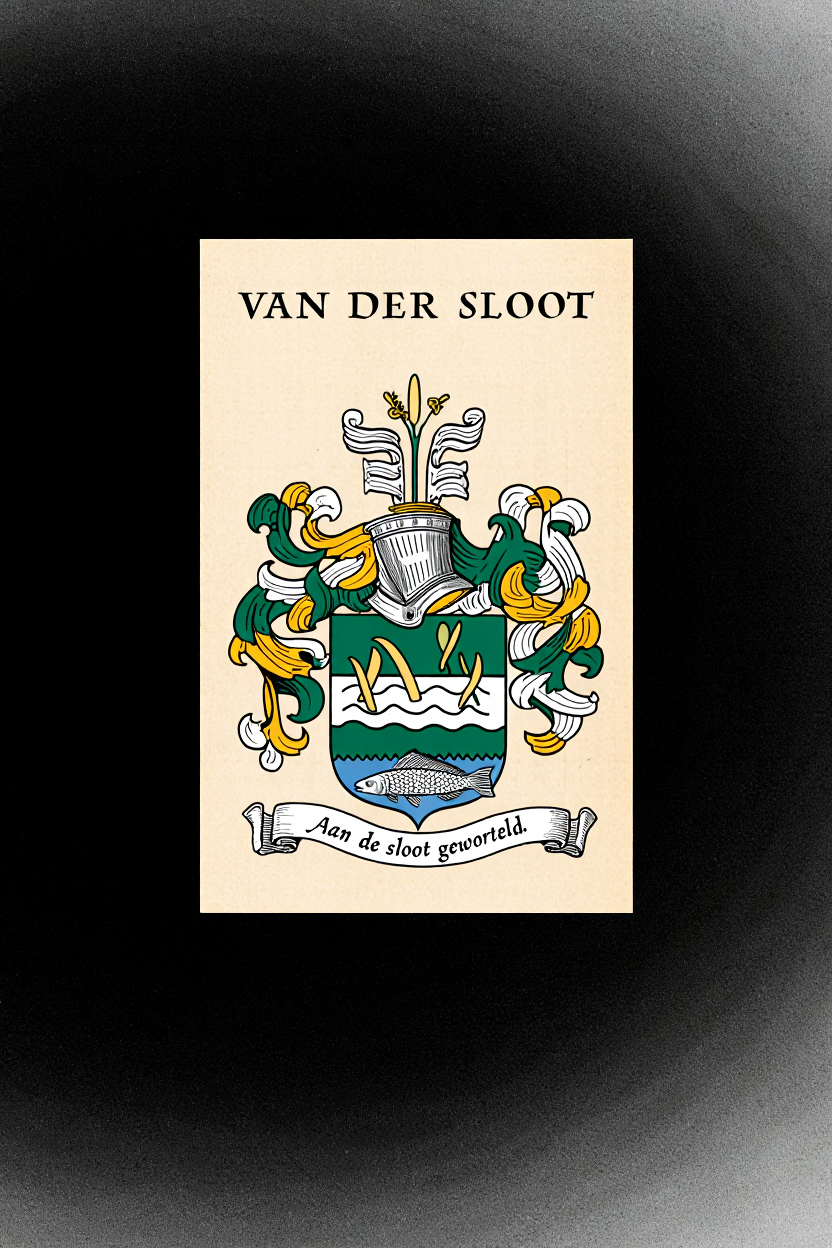 Familiewapen van de achternaam VAN DER SLOOT
