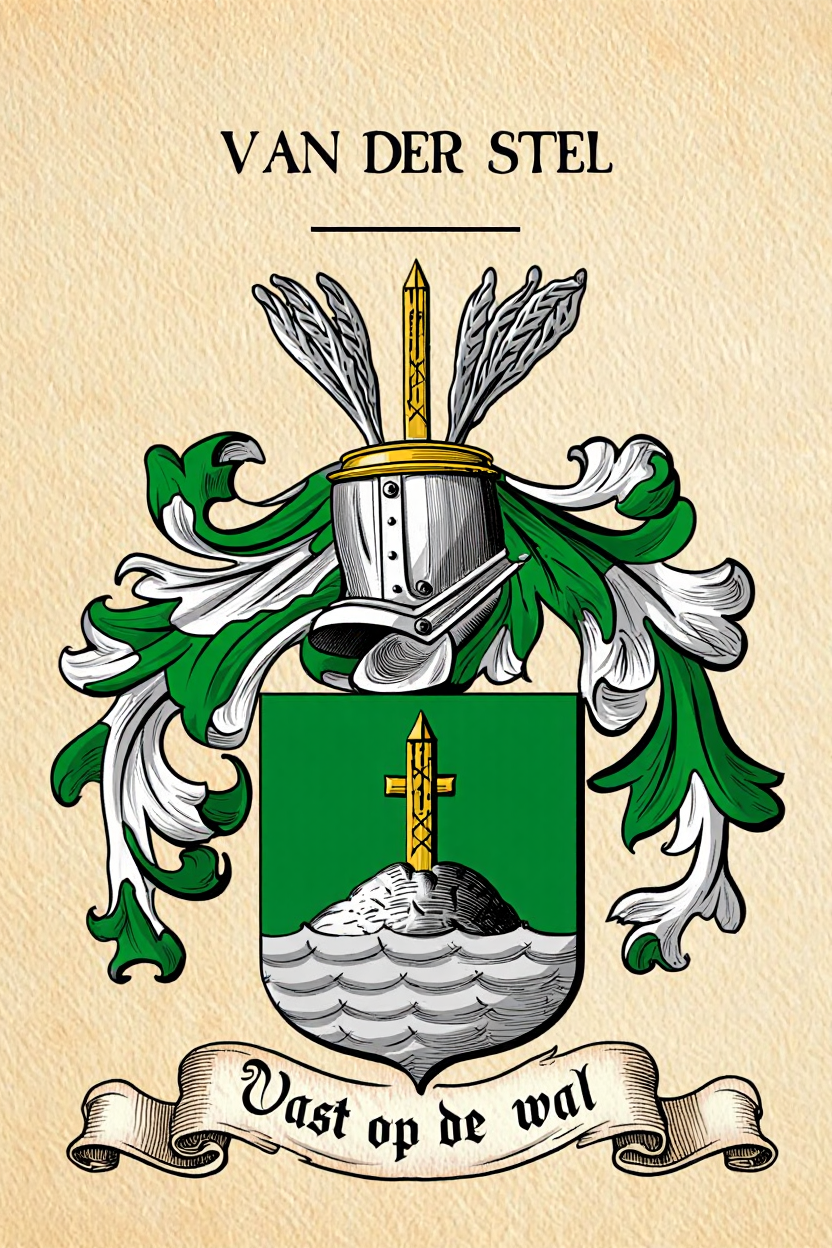 Familiewapen van de achternaam VAN DER STEL