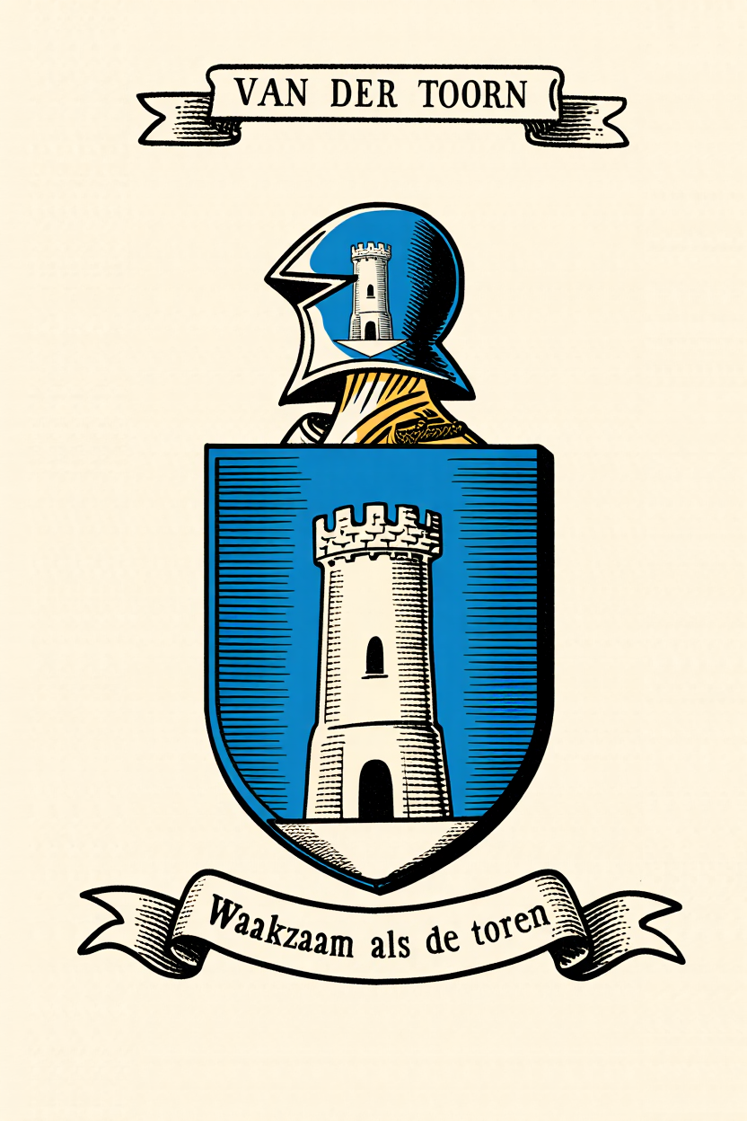 Familiewapen van de achternaam VAN DER TOORN