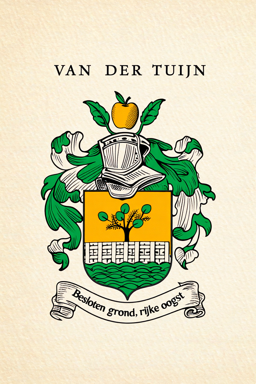 Familiewapen van de achternaam VAN DER TUIJN