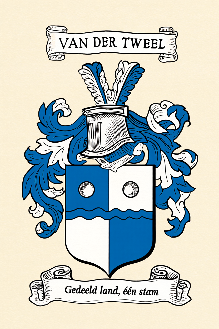 Familiewapen van de achternaam VAN DER TWEEL