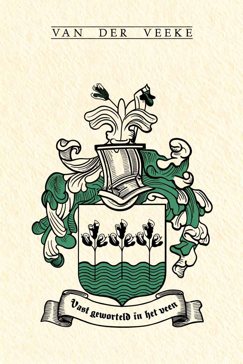 Familiewapen van de achternaam VAN DER VEEKE