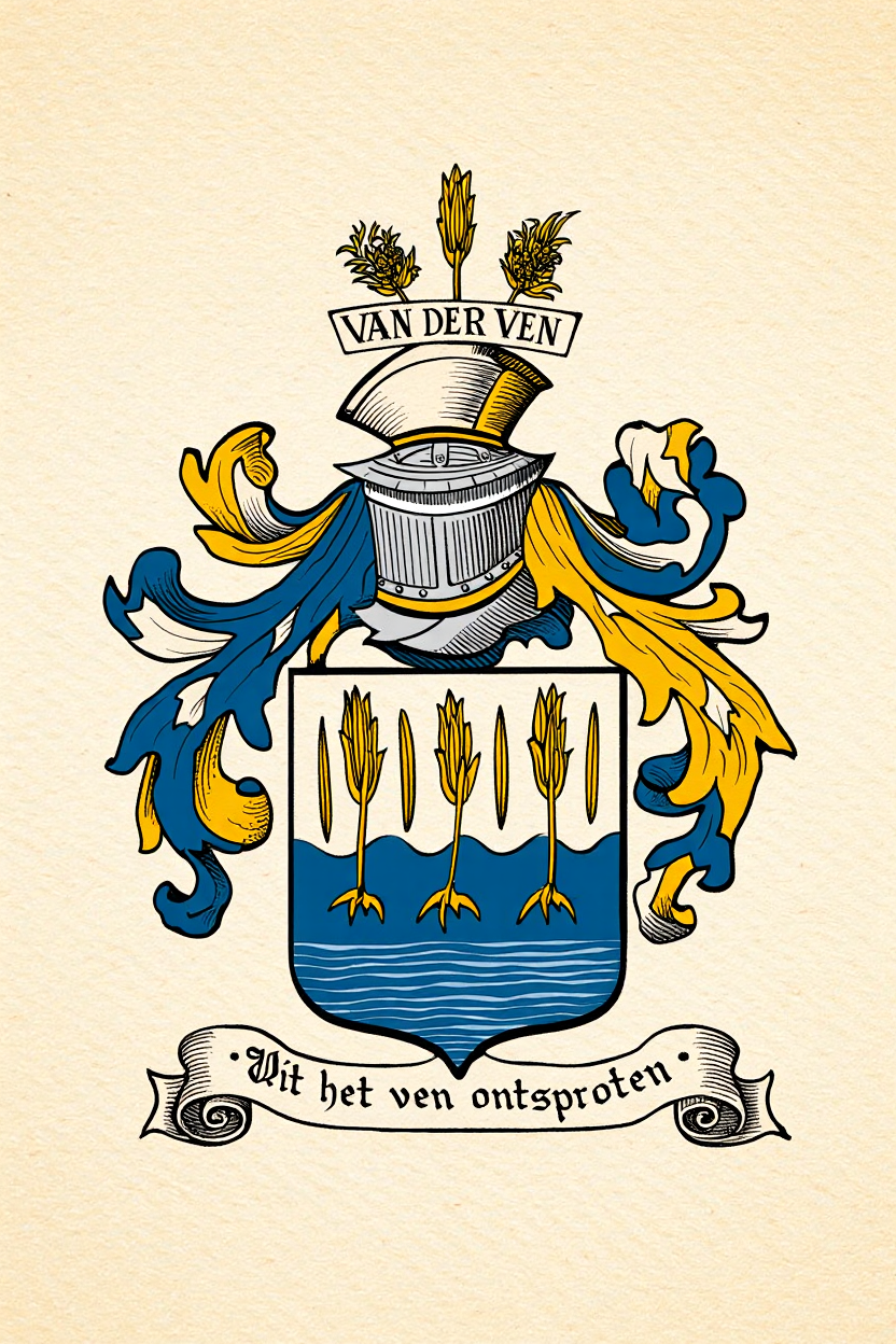 Familiewapen van de achternaam VAN DER VEN