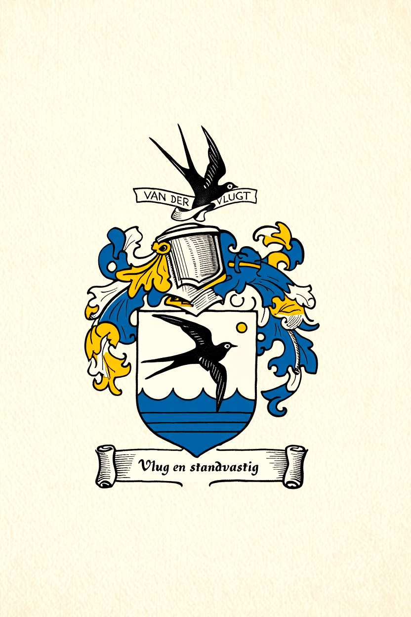 Familiewapen van de achternaam VAN DER VLUGT
