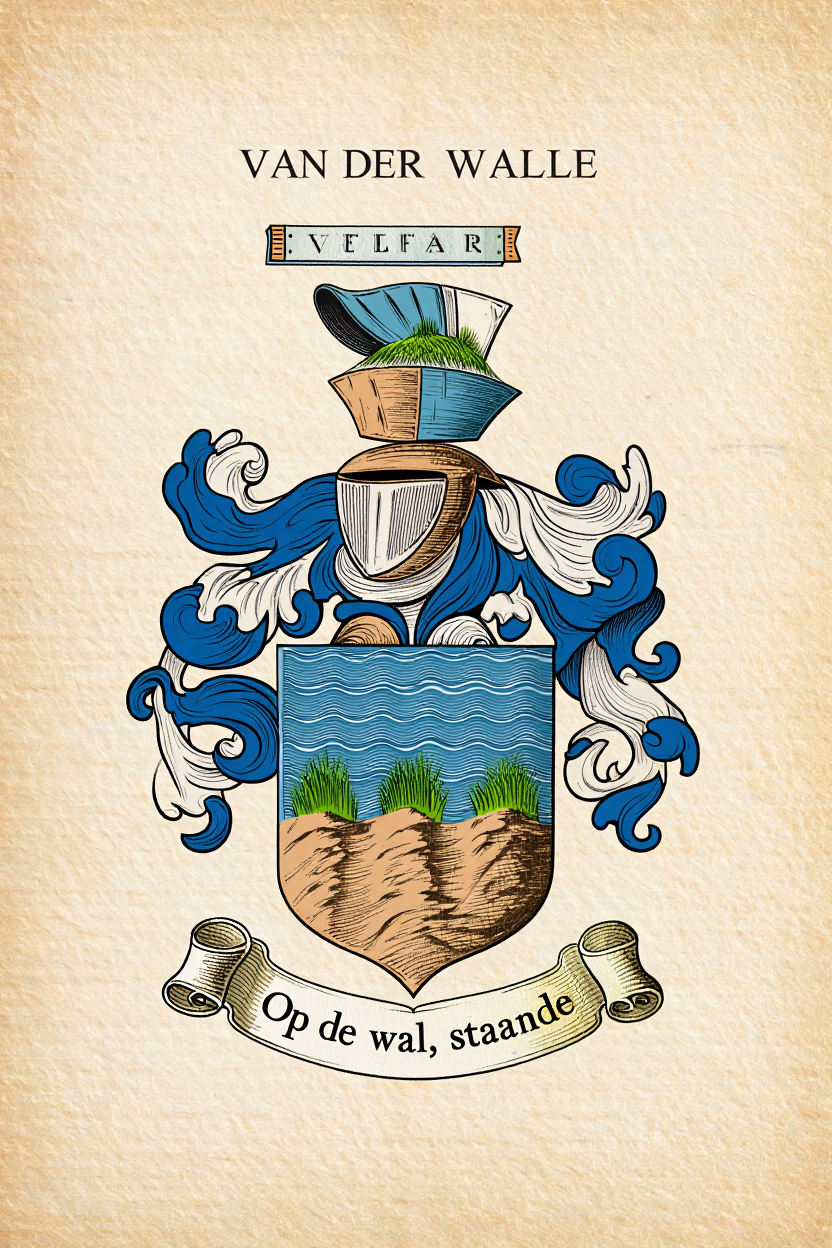 Familiewapen van de achternaam VAN DER WALLE