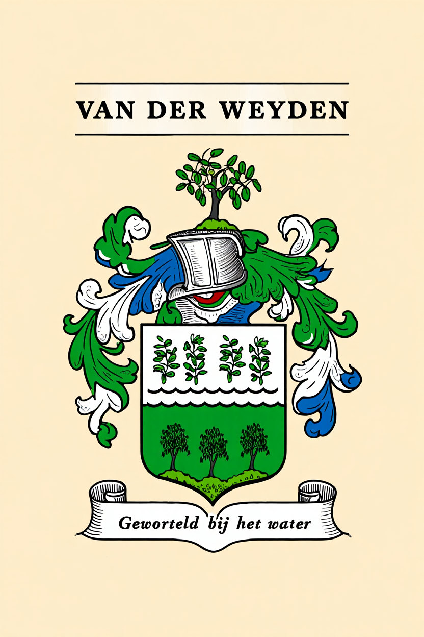 Familiewapen van de achternaam VAN DER WEYDEN