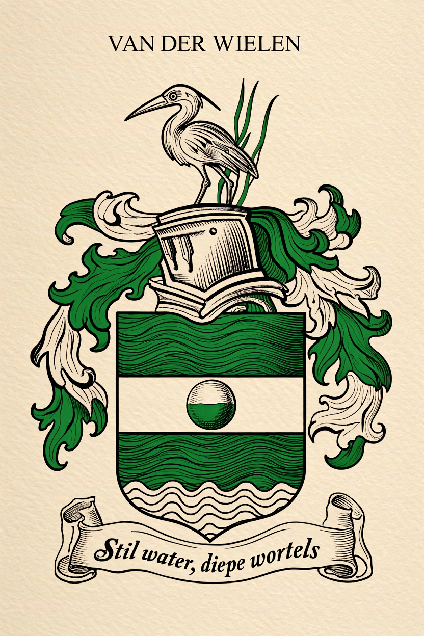 Familiewapen van de achternaam VAN DER WIELEN