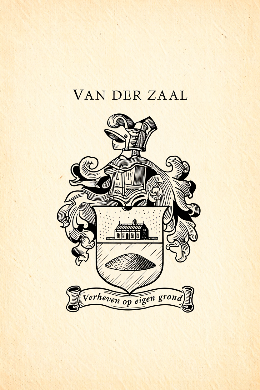 Familiewapen van de achternaam VAN DER ZAAL