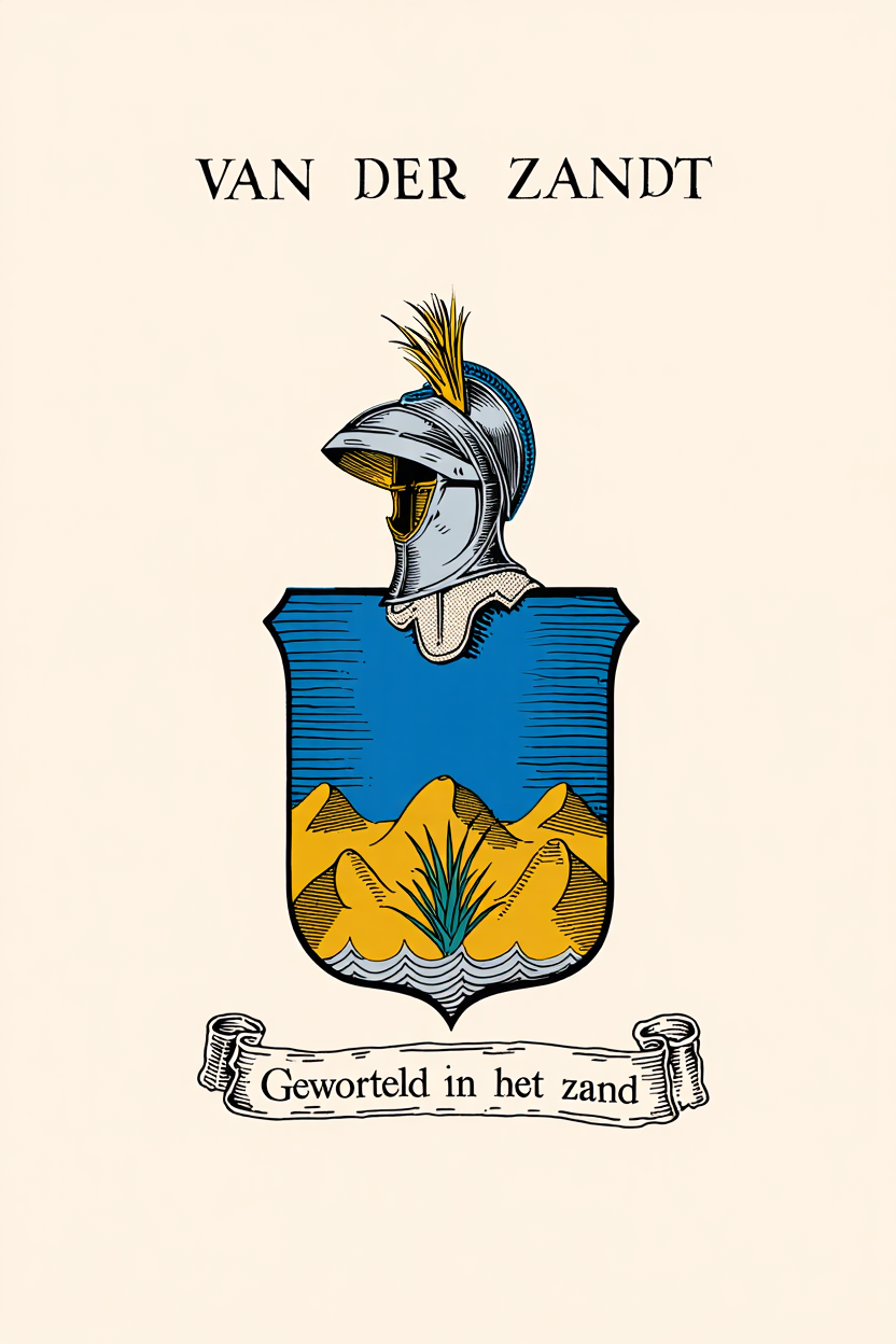 Familiewapen van de achternaam VAN DER ZANDT