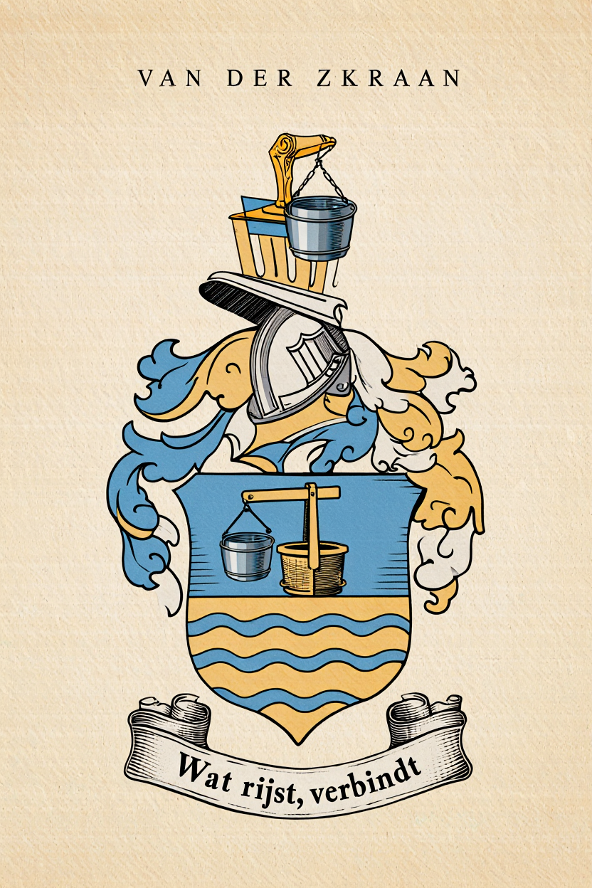 Familiewapen van de achternaam VAN DER ZKRAAN