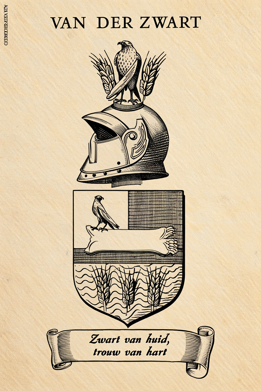 Familiewapen van de achternaam VAN DER ZWART