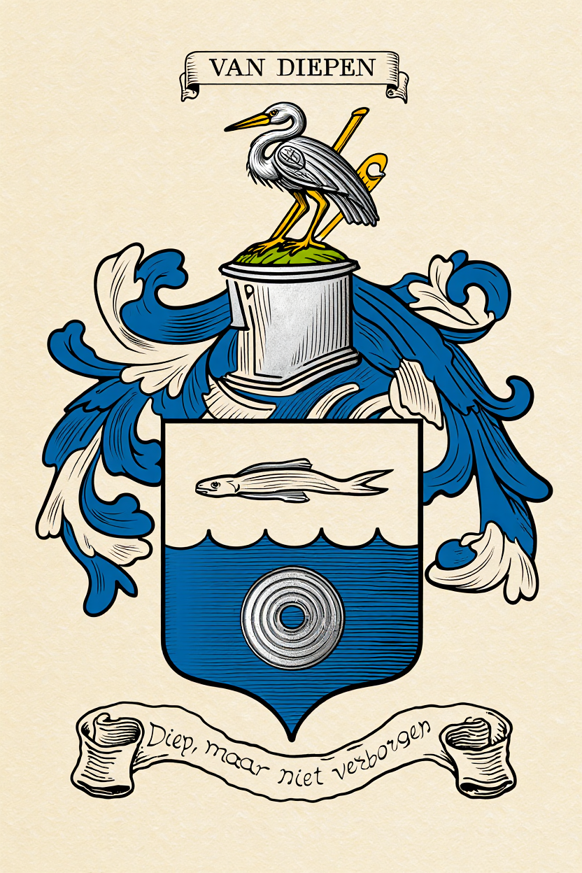 Familiewapen van de achternaam VAN DIEPEN