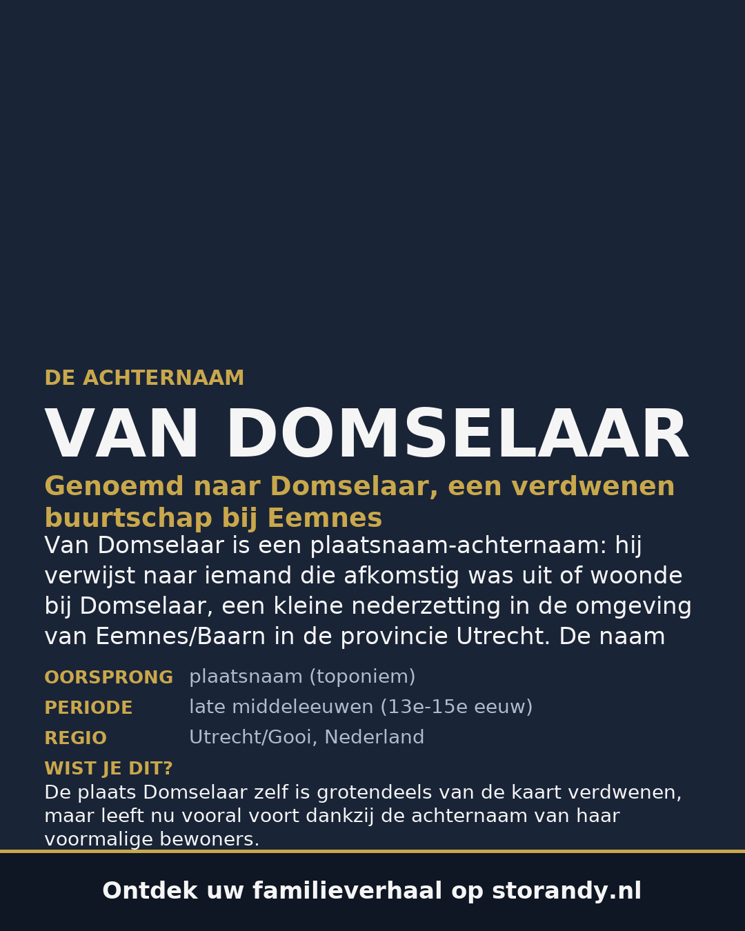 Familiewapen van de achternaam VAN DOMSELAAR
