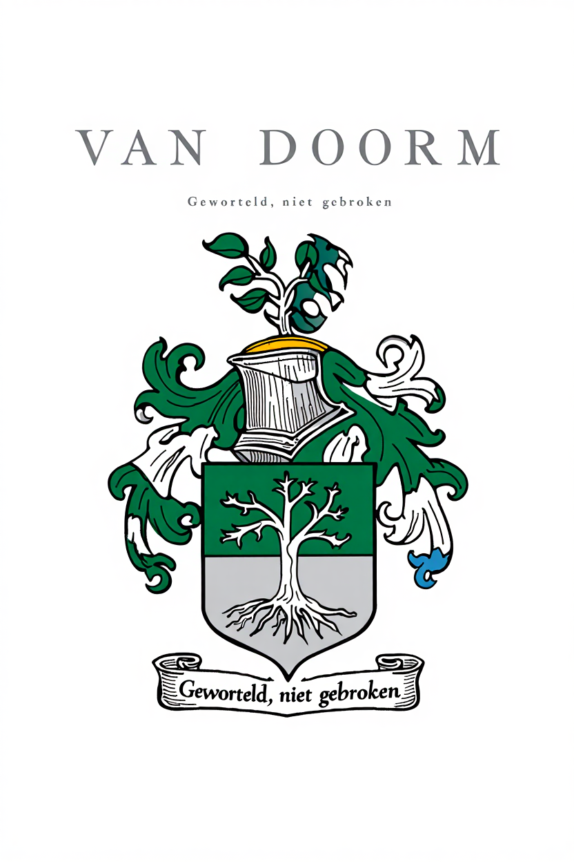 Familiewapen van de achternaam VAN DOORM