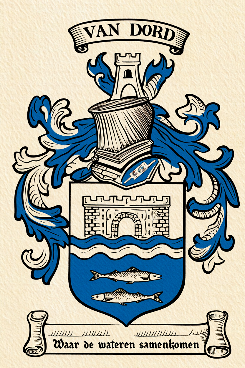 Familiewapen van de achternaam VAN DORD