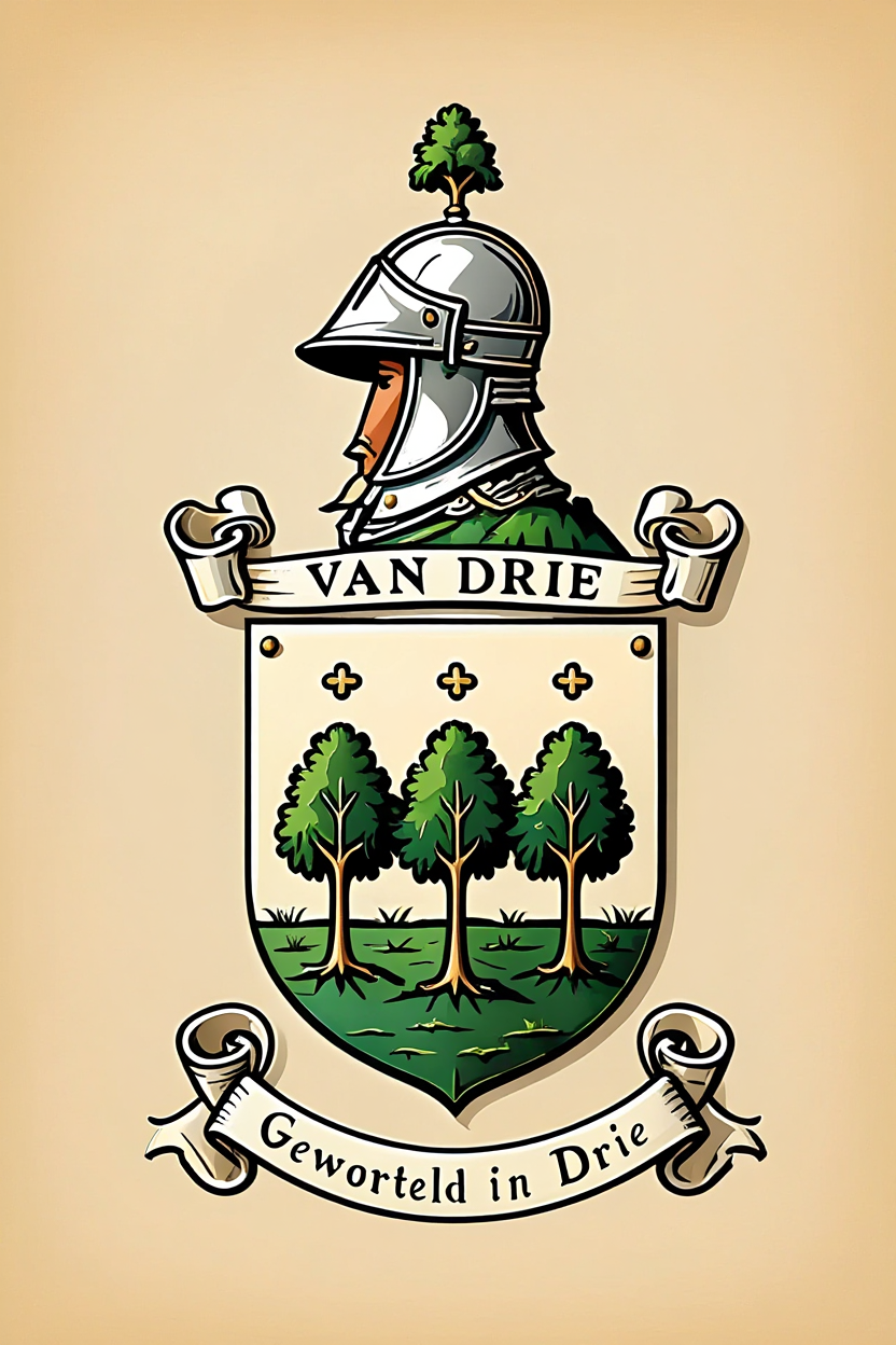 Familiewapen van de achternaam VAN DRIE