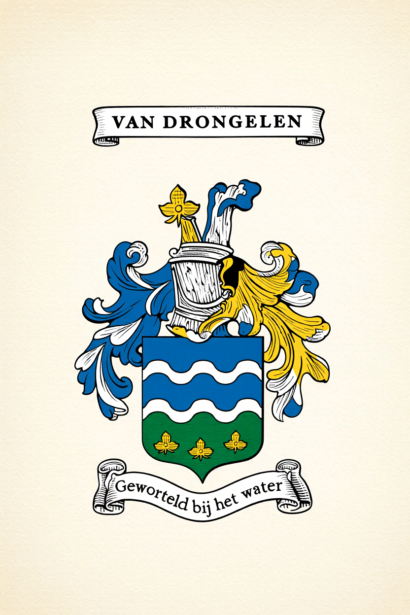 Familiewapen van de achternaam VAN DRONGELEN