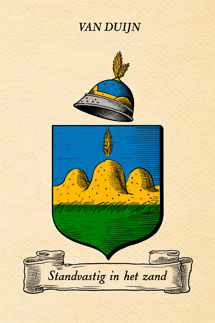 Familiewapen van de achternaam VAN DUIJN