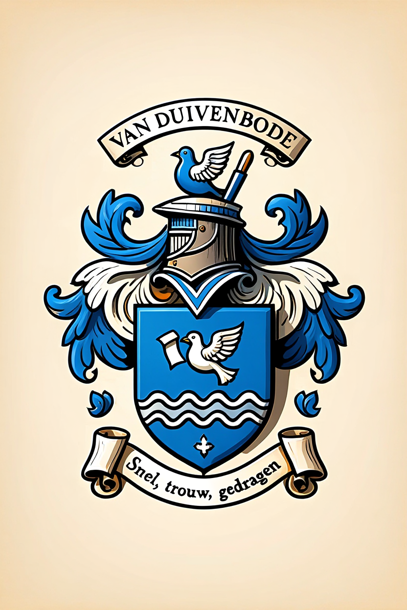 Familiewapen van de achternaam VAN DUIVENBODE