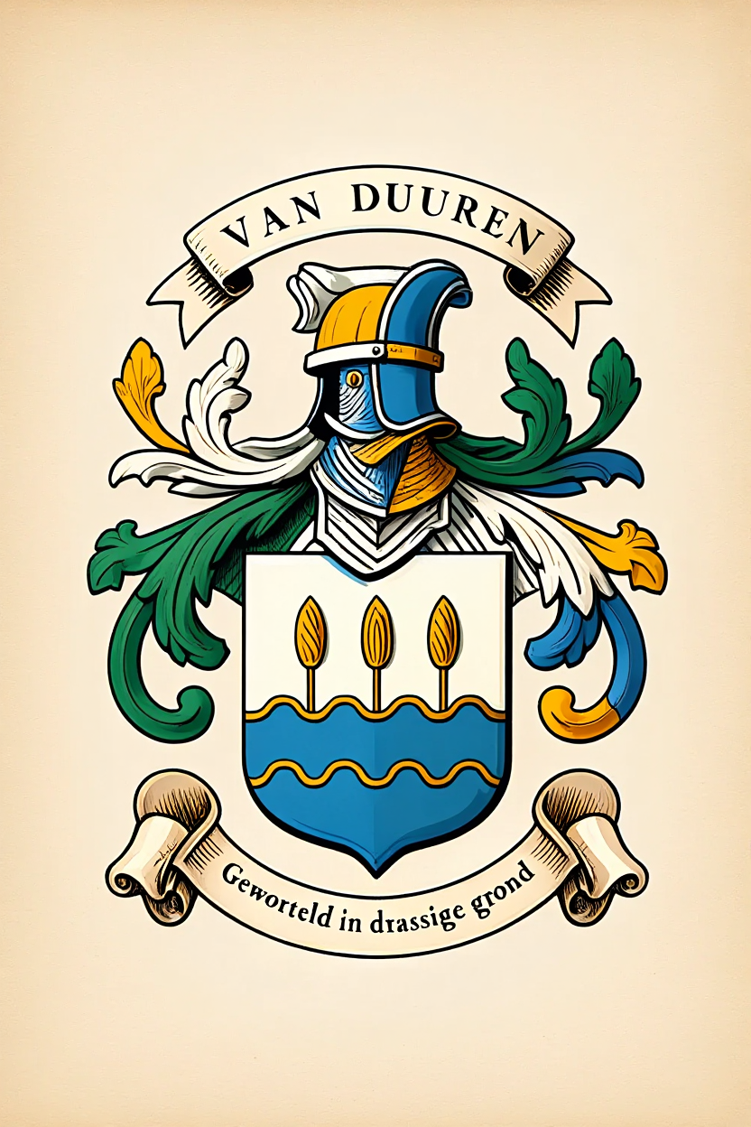 Familiewapen van de achternaam VAN DUUREN