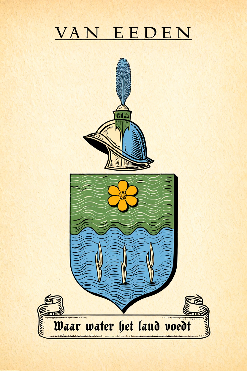 Familiewapen van de achternaam VAN EEDEN