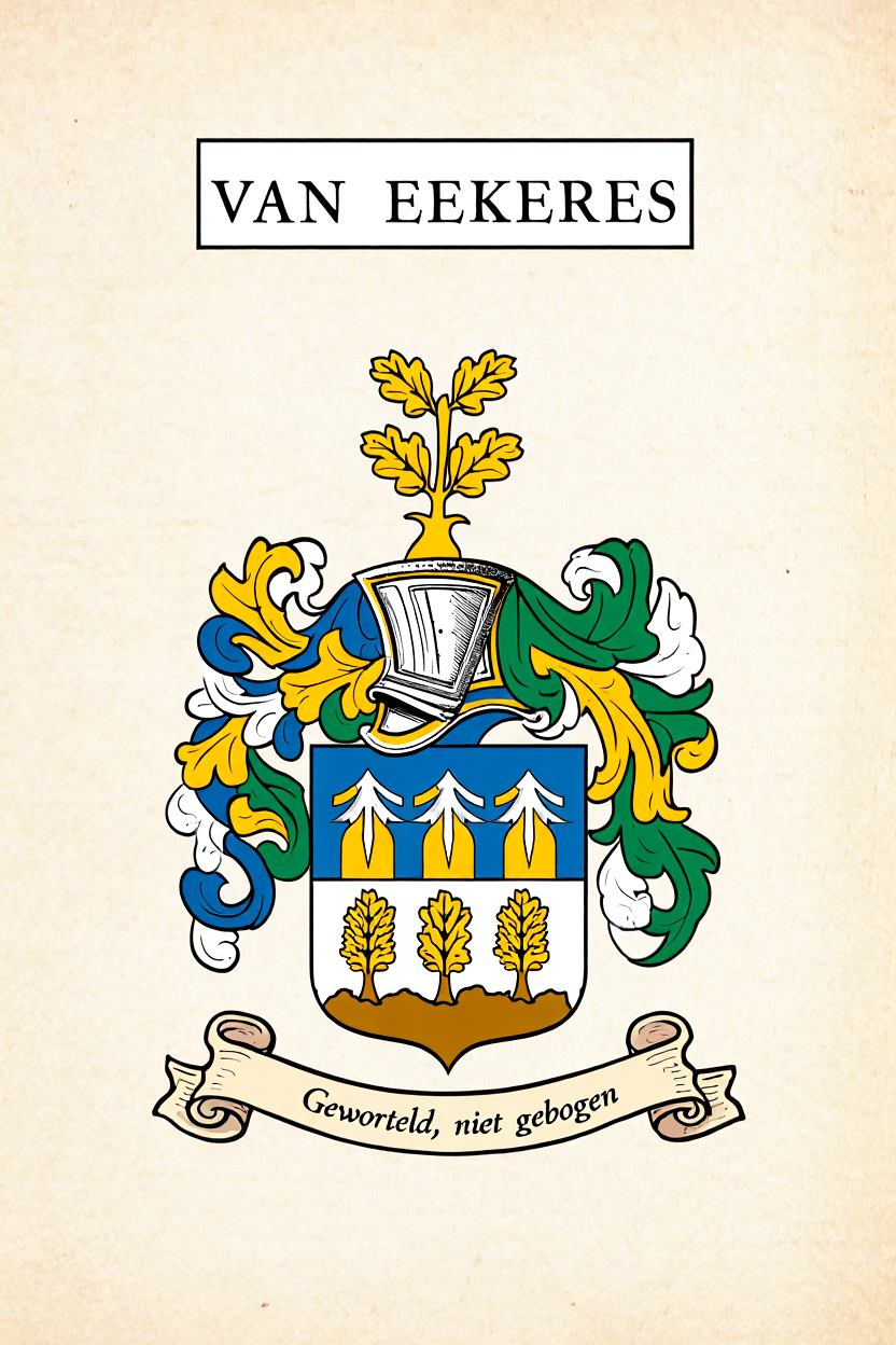 Familiewapen van de achternaam VAN EEKERES