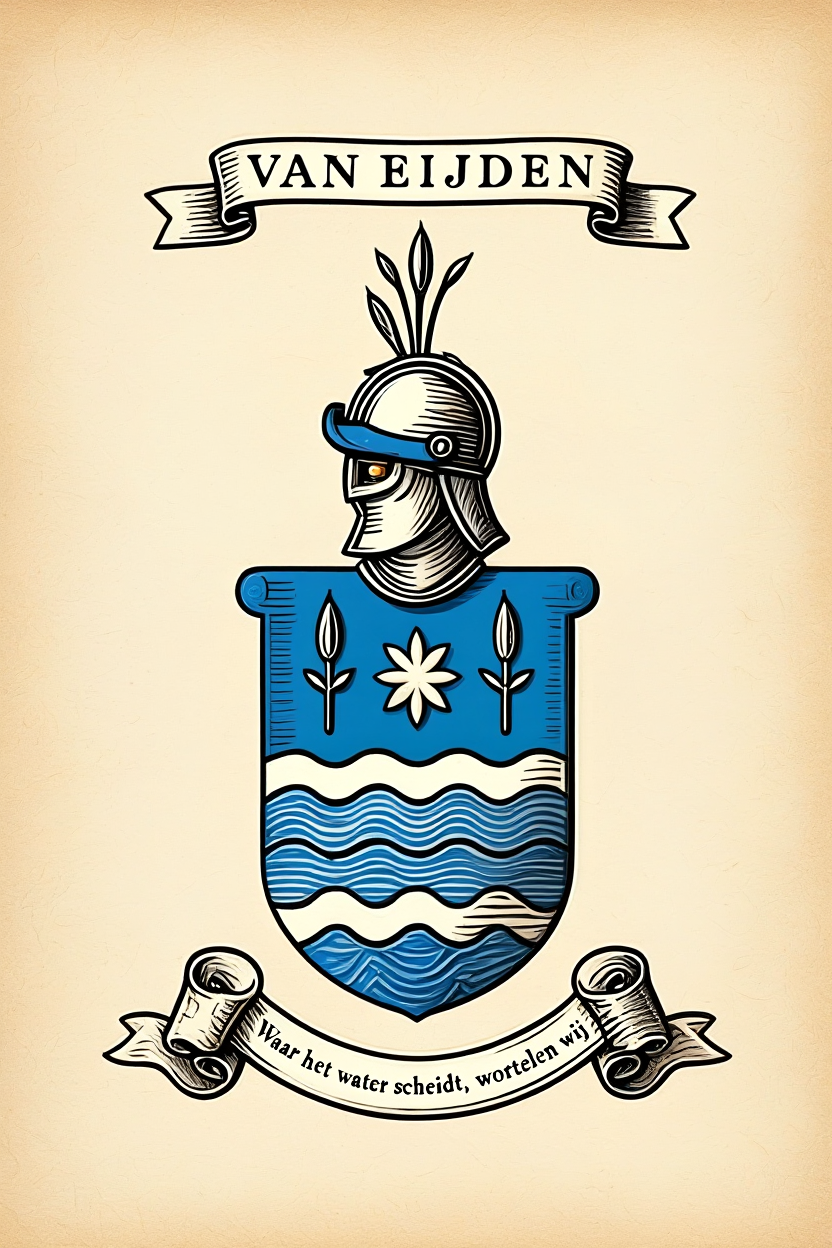 Familiewapen van de achternaam VAN EIJDEN