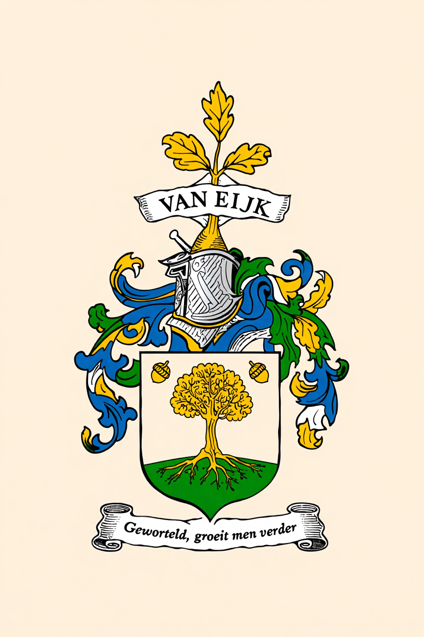 Familiewapen van de achternaam VAN EIJK