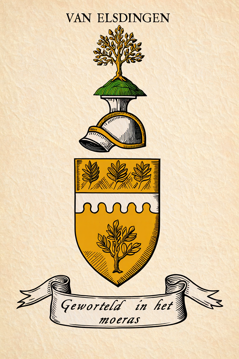 Familiewapen van de achternaam VAN ELSDINGEN