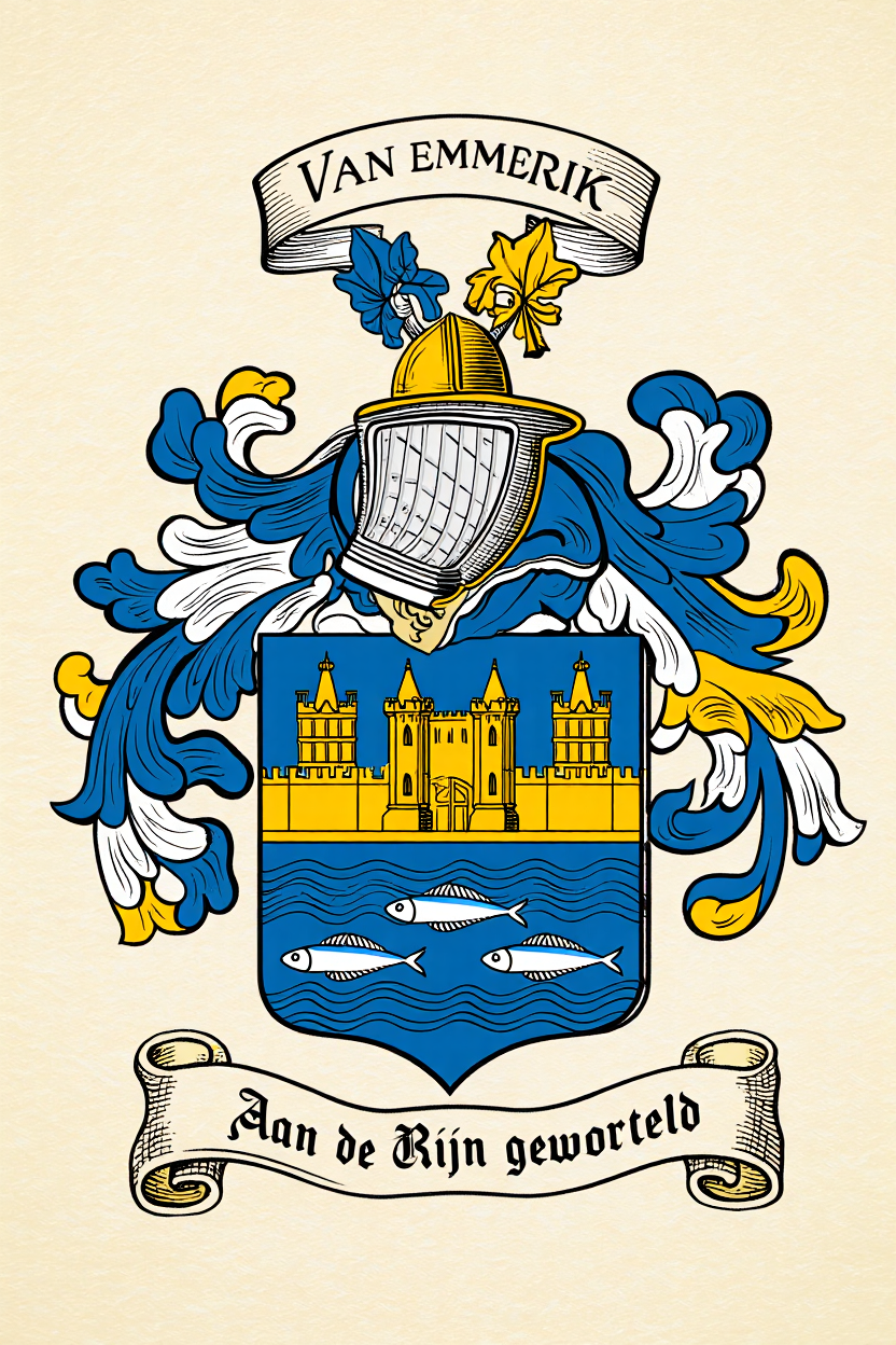 Familiewapen van de achternaam VAN EMMERIK