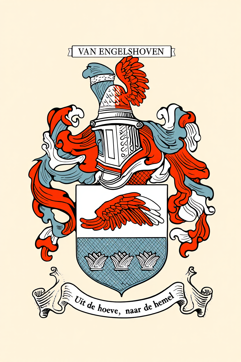 Familiewapen van de achternaam VAN ENGELSHOVEN