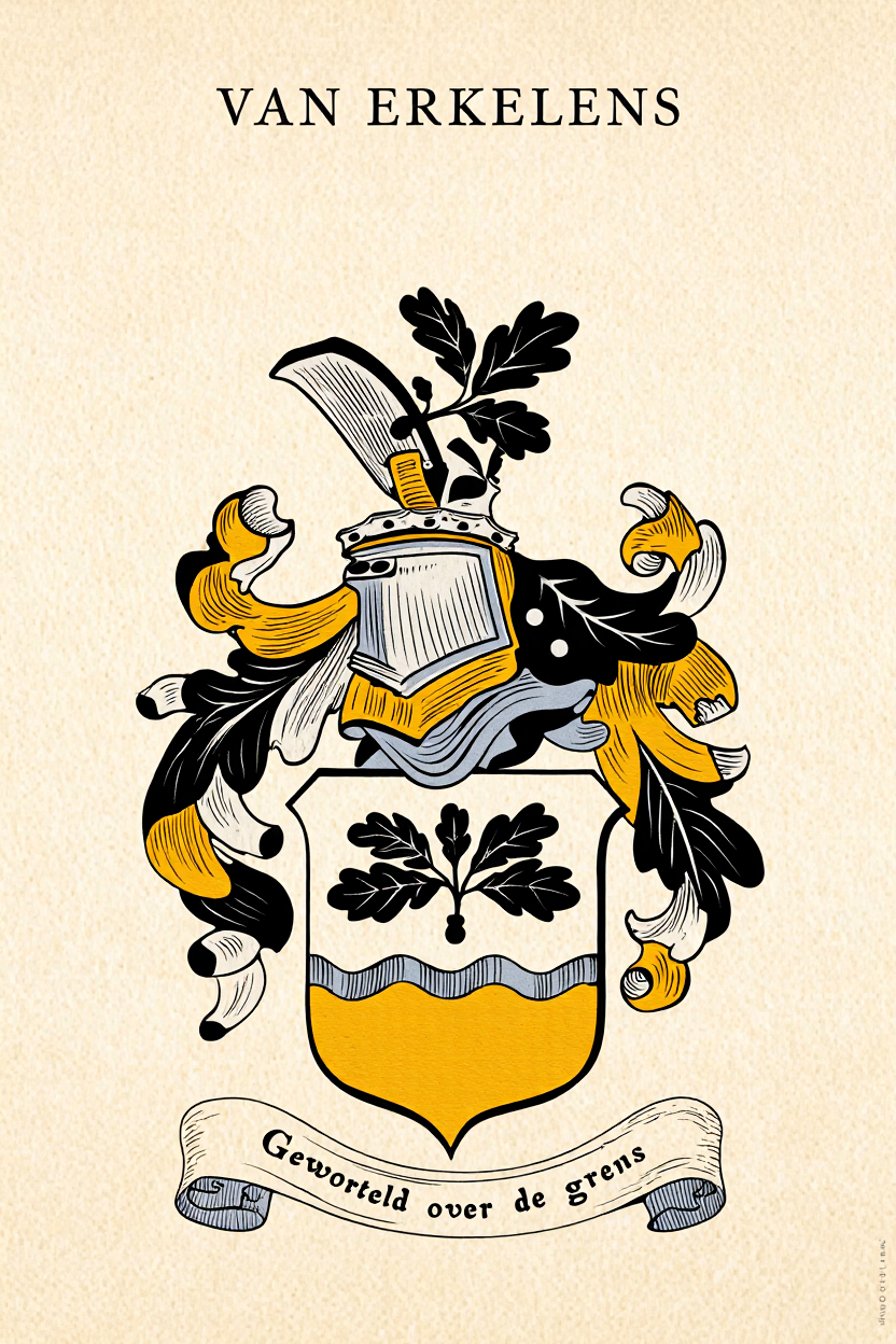 Familiewapen van de achternaam VAN ERKELENS