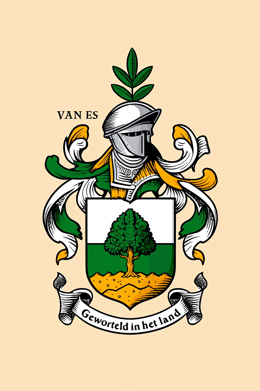 Familiewapen van de achternaam VAN ES