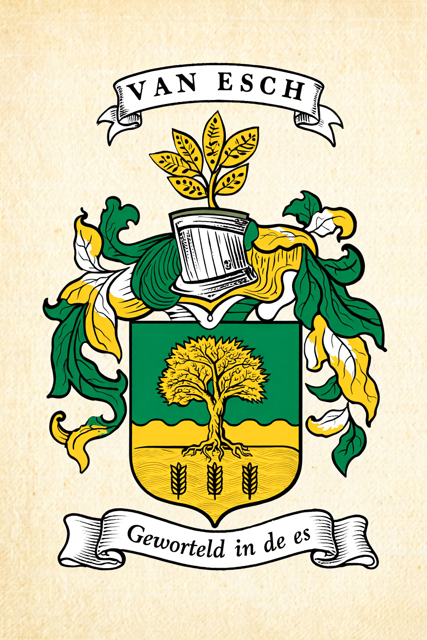 Familiewapen van de achternaam VAN ESCH