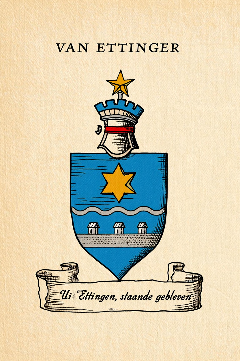 Familiewapen van de achternaam VAN ETTINGER