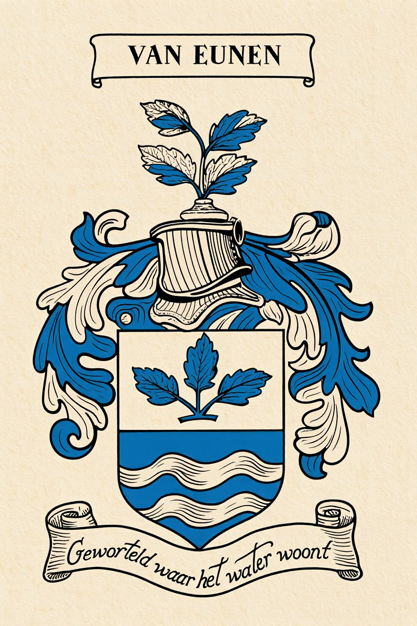 Familiewapen van de achternaam VAN EUNEN