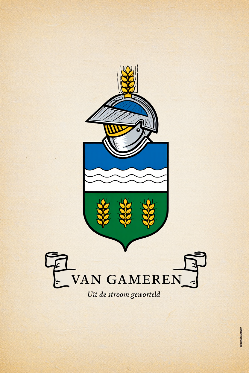 Familiewapen van de achternaam VAN GAMEREN
