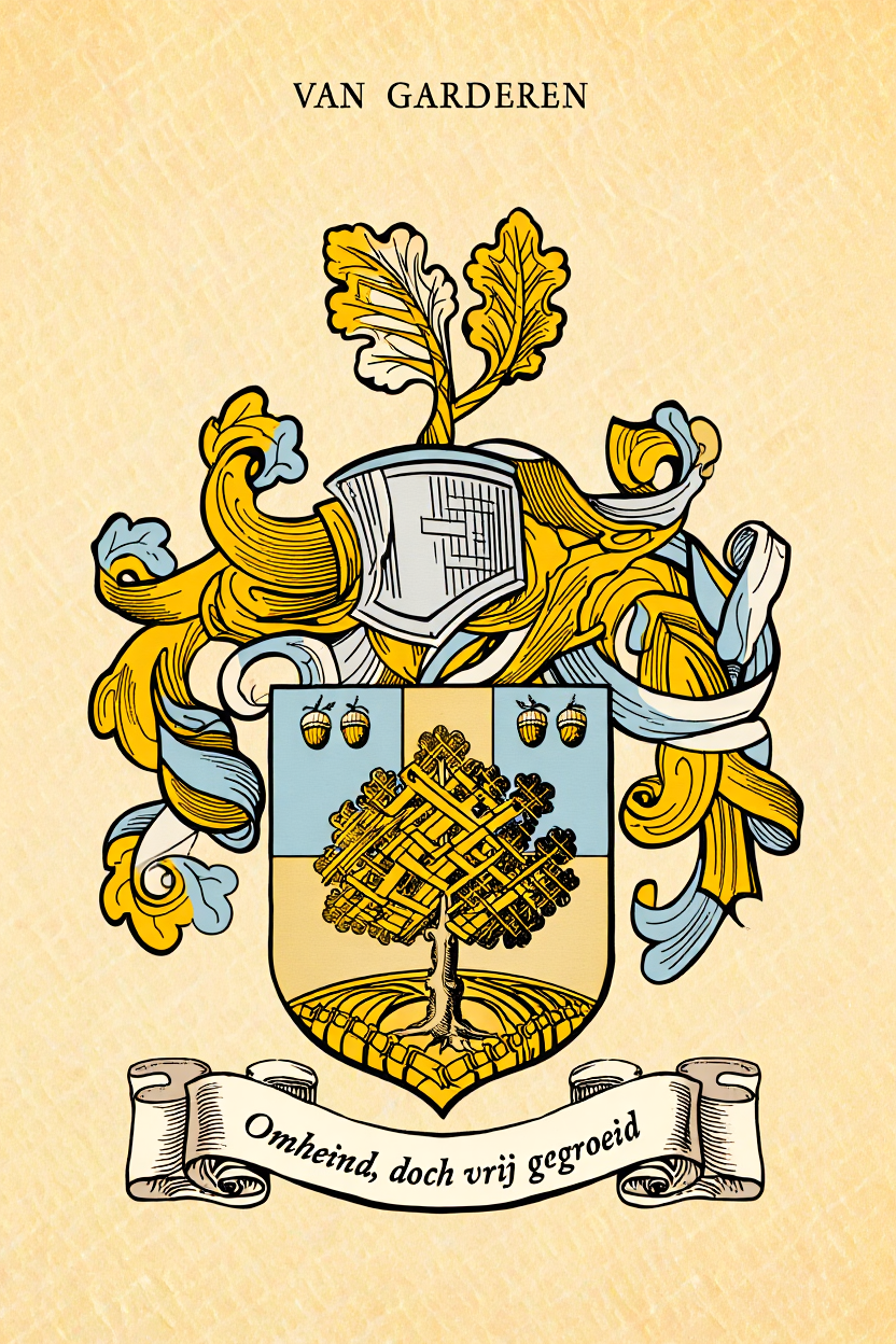 Familiewapen van de achternaam VAN GARDEREN
