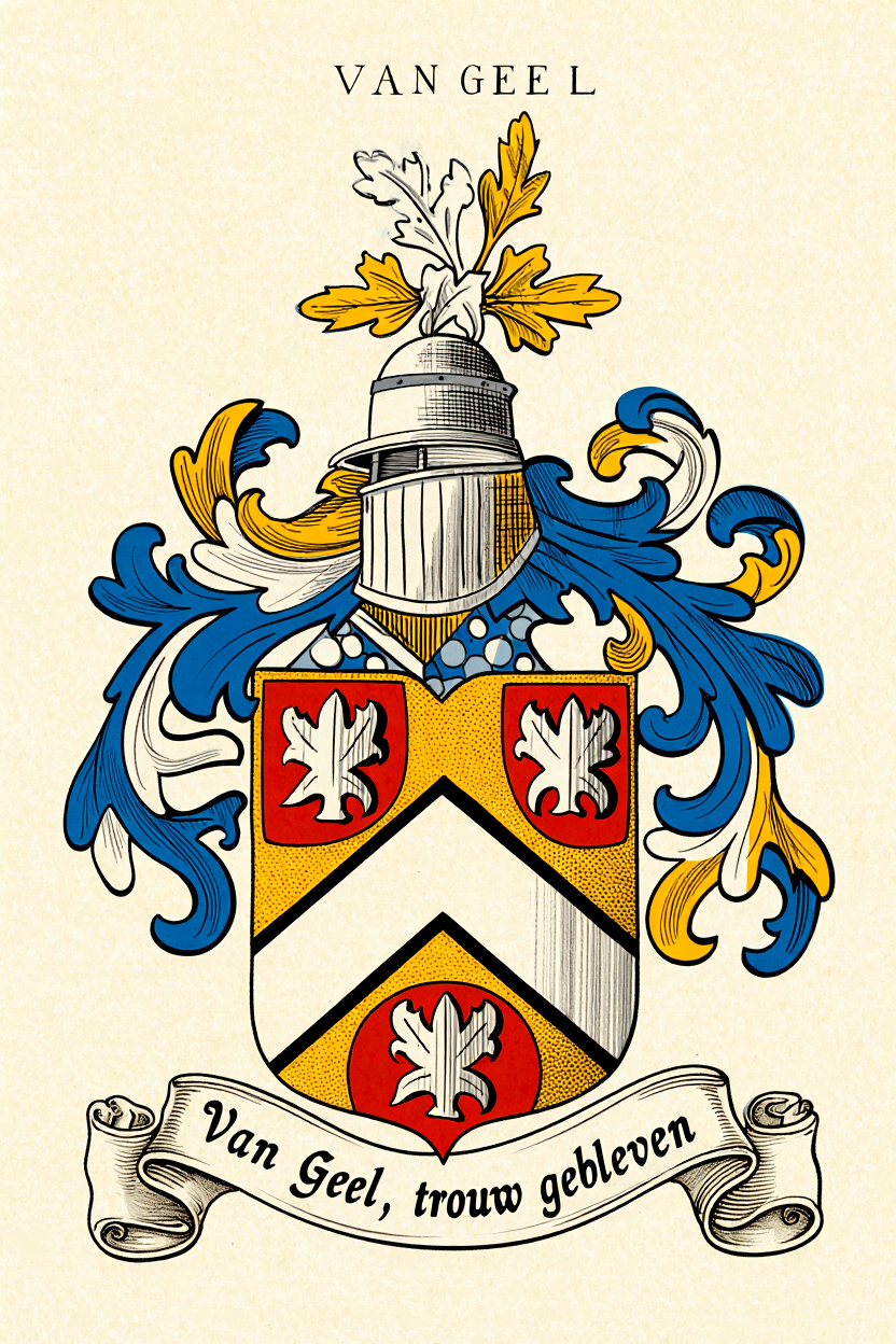 Familiewapen van de achternaam VAN GEEL
