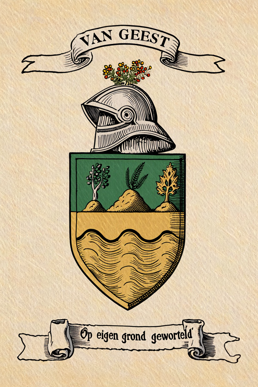 Familiewapen van de achternaam VAN GEEST
