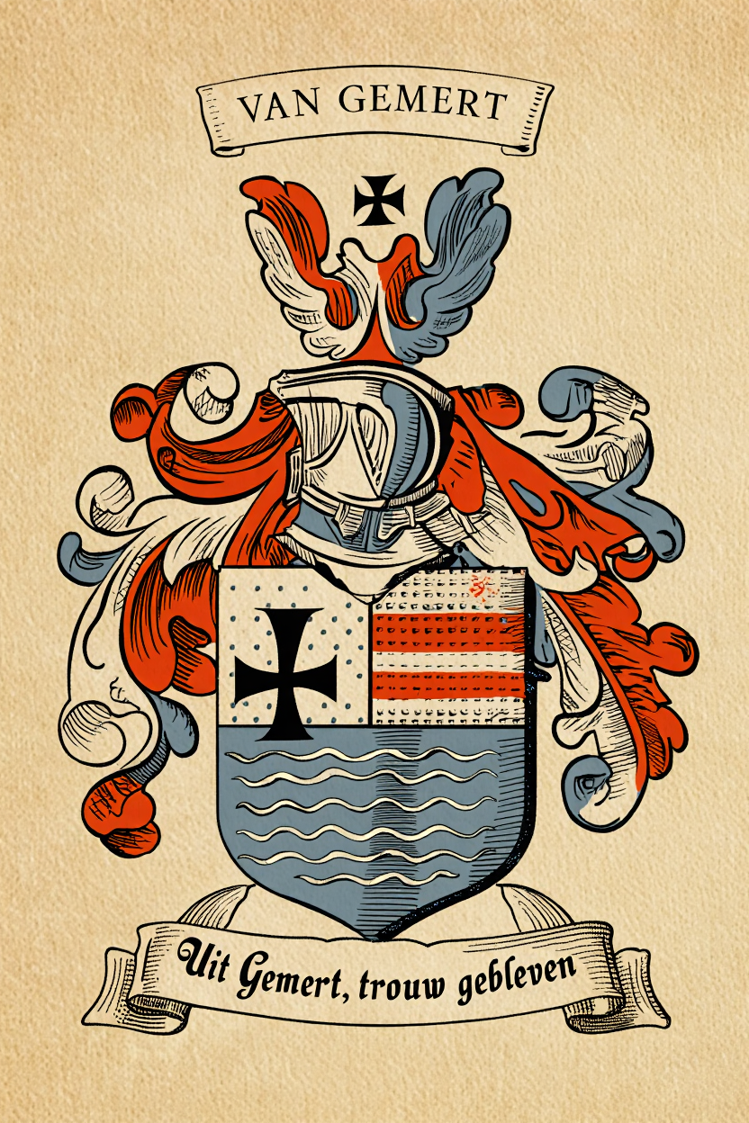 Familiewapen van de achternaam VAN GEMERT