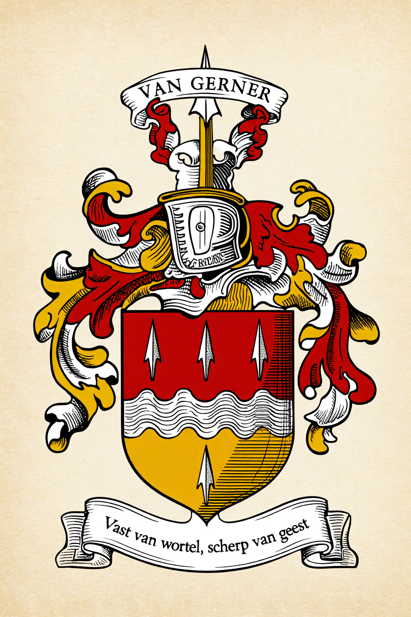 Familiewapen van de achternaam VAN GERNER